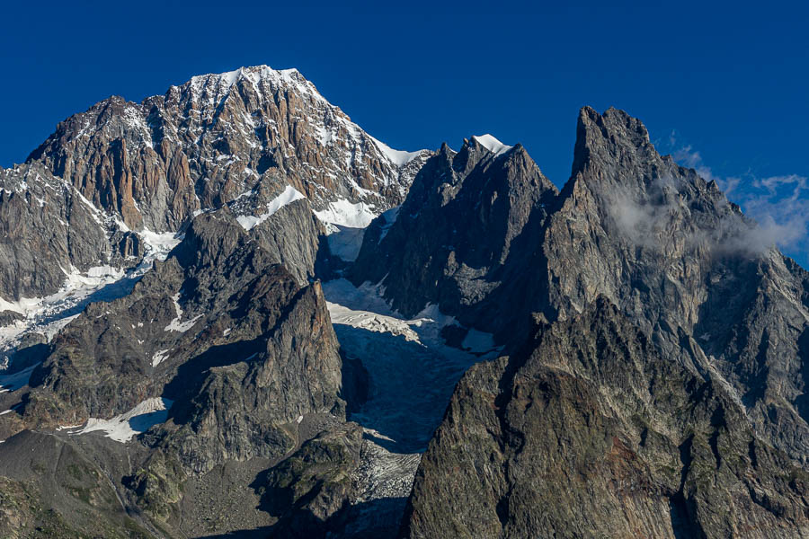 Mont Blanc et aiguilles de Peuterey