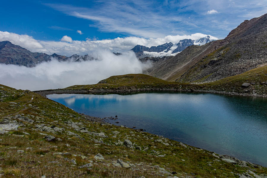 Lac Noir, 2660 m, et Grand Paradis