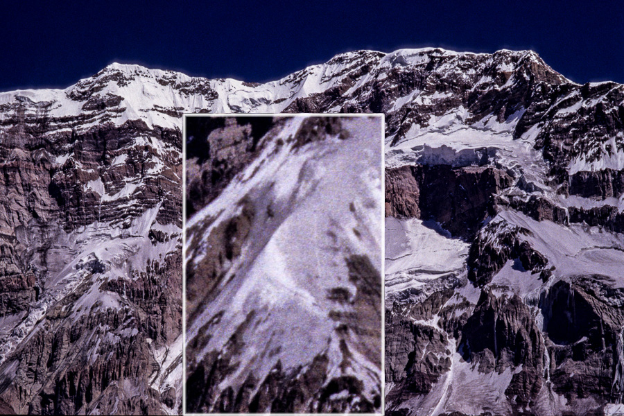 Face sud de l'Aconcagua