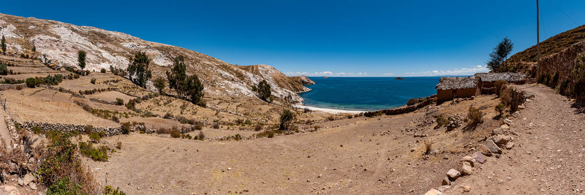 Lac Titicaca, île du Soleil : plage