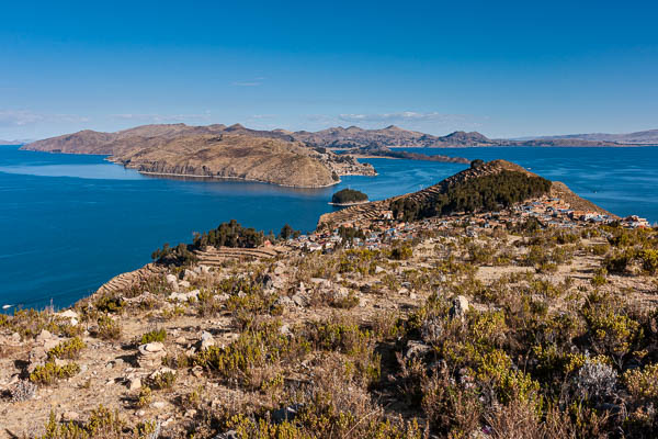 Lac Titicaca, île du Soleil : Yumani
