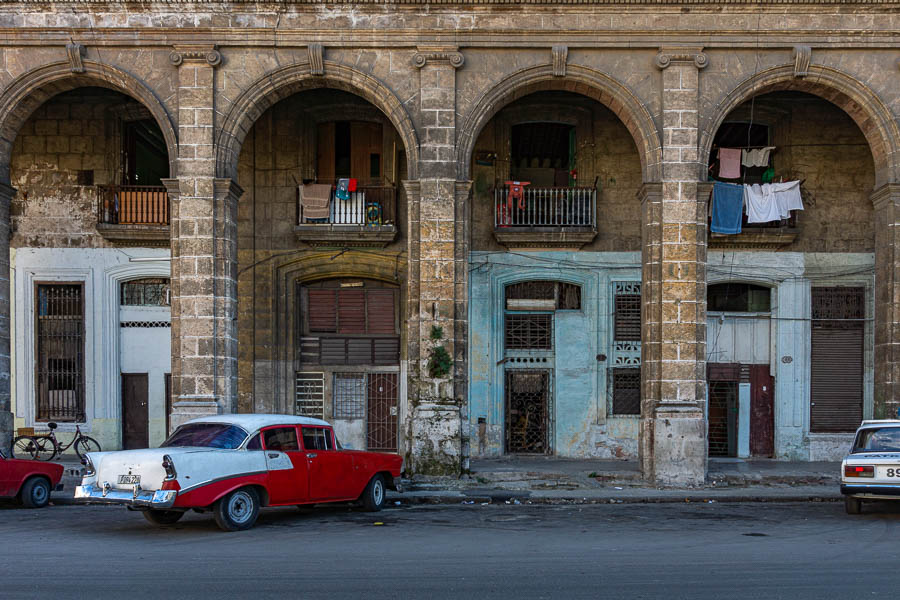 Vieille Havane : immeuble ancien