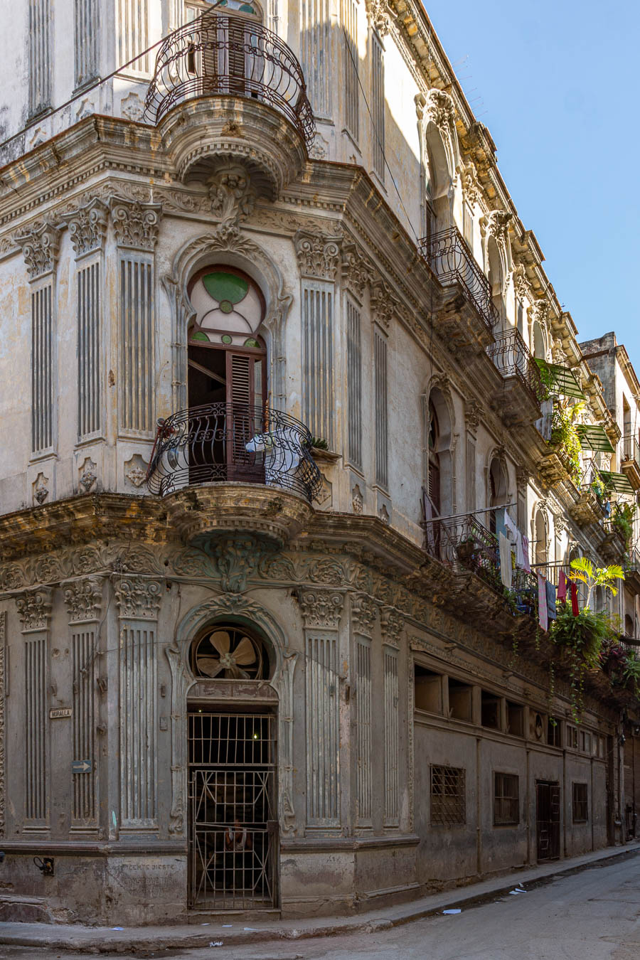La Havane : immeuble ancien