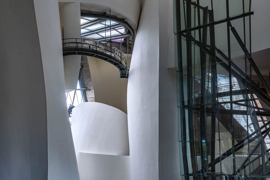 Bilbao : musée Guggenheim, atrium