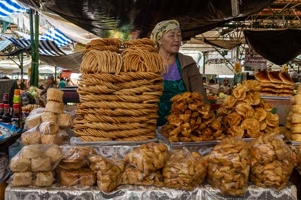 Bichkek : Osh Bazar, pâtisseries