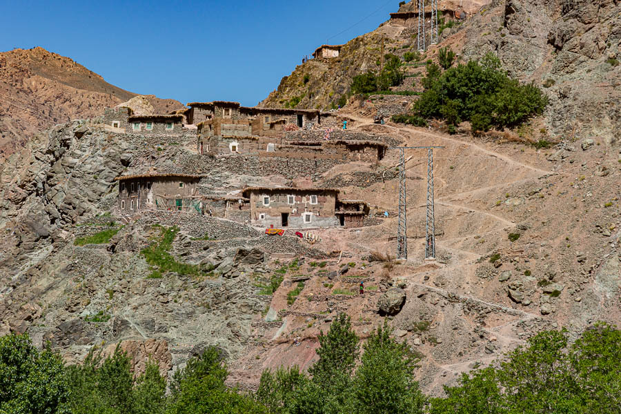 Vallée de la Tessaout et village de Talat n'Tazart