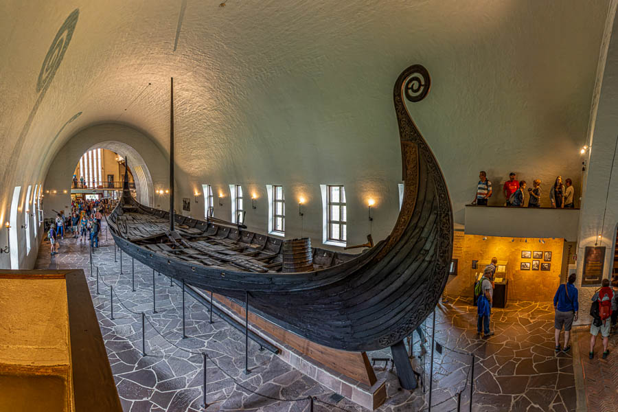 Oslo, Vikingskipshuset : bateau d'Oseberg