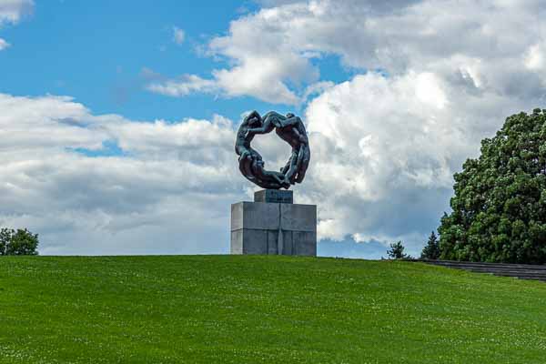 Oslo, parc Vigeland : « Livshjulet (Roue de la vie)»