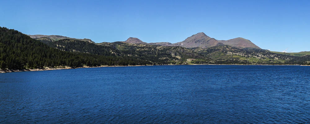 Lac des Bouillouses et pic Péric, 2810 m