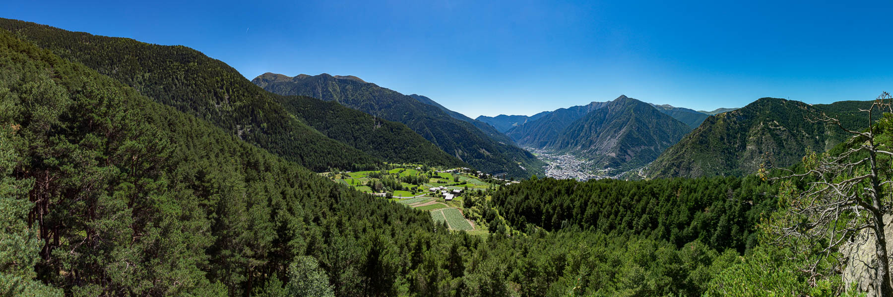 Point de vue sur Andorra la Vella