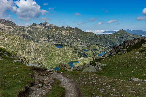 Lacs vers Colomèrs, Montardo, 2833 m