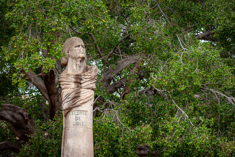Saint-Denis : buste de Leconte de Lisle