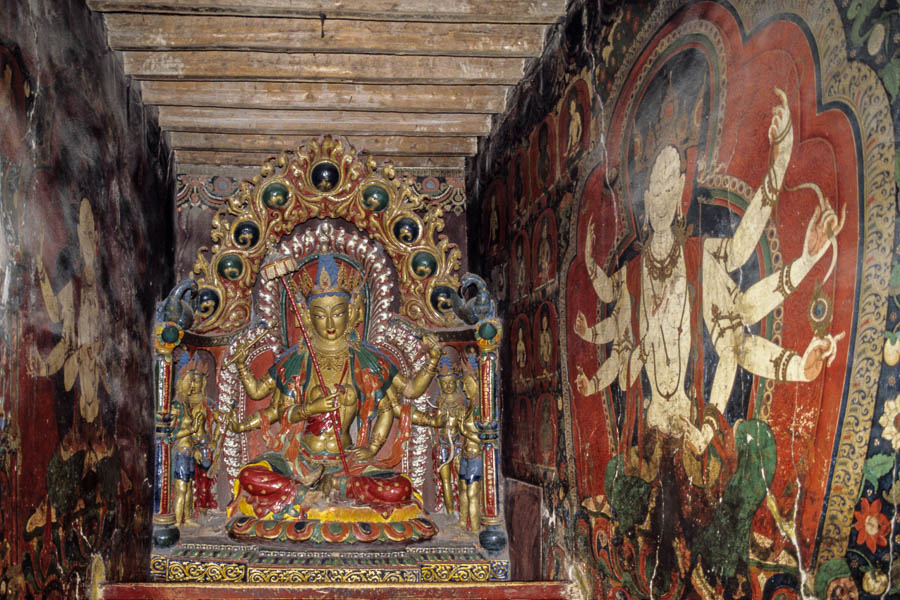 Gyantse, Kumbum : Dugkarma et quatre divinités féminines