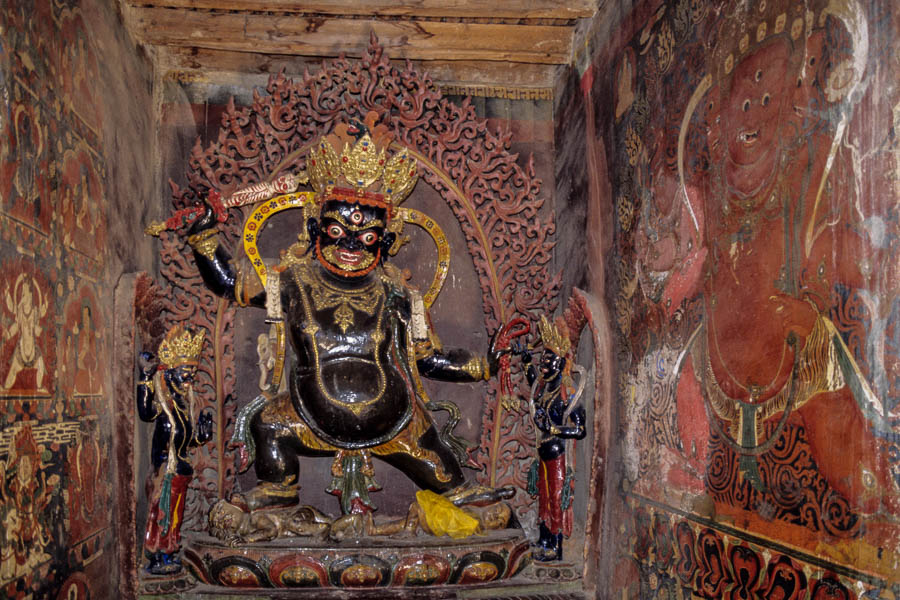 Gyantse, Kumbum : Hayagriva avec deux bodhisattvas