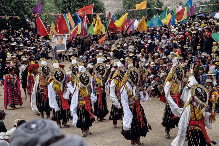 Festival de Gyantse : défilé