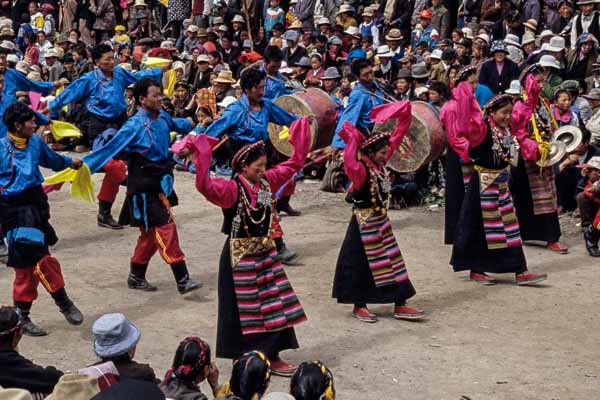 Festival de Gyantse : défilé