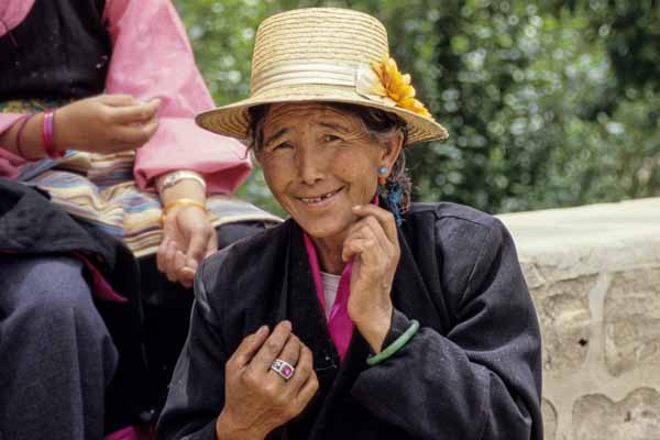 Festival de Gyantse : Tibétaine