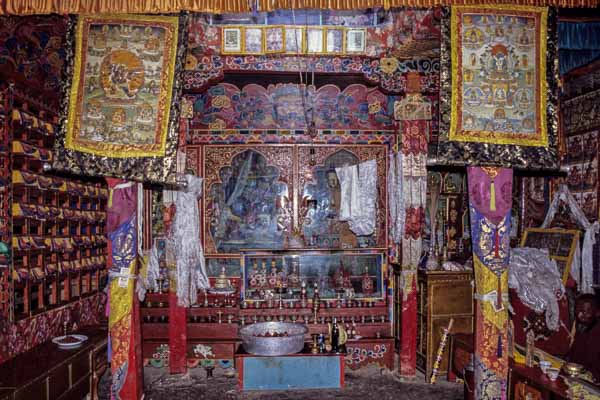 Monastère de Chiu : grande salle