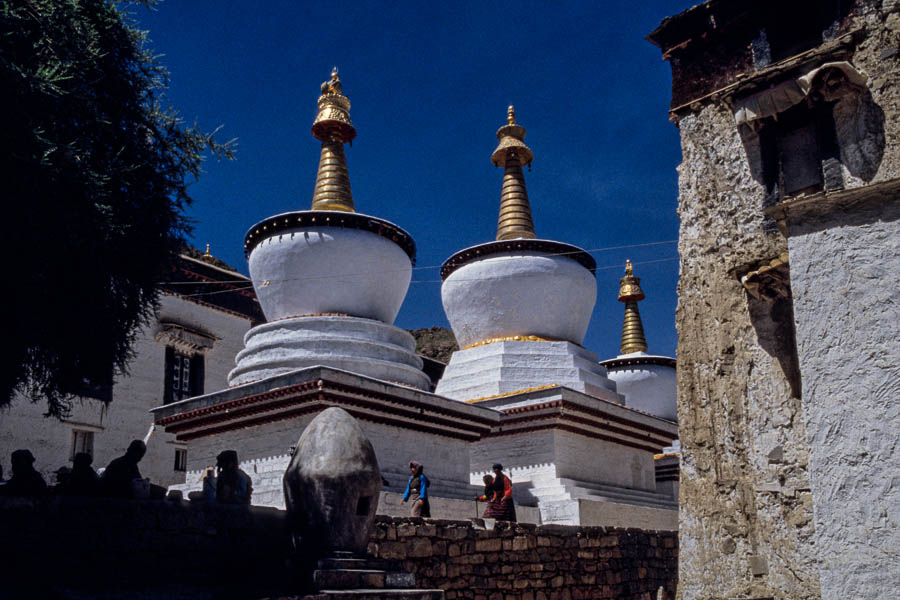 Shigatse : monastère de Tashilhunpo, chortens