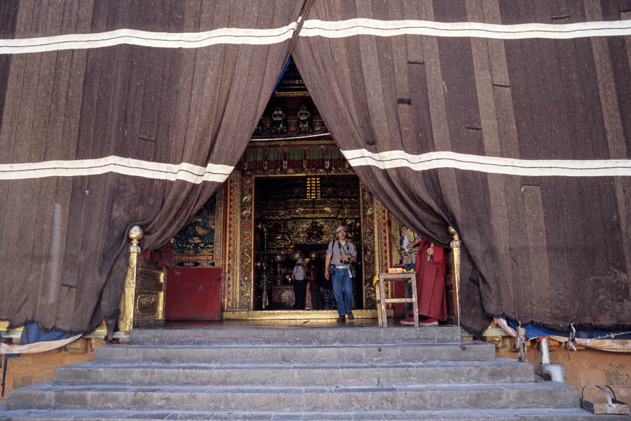 Shigatse : monastère de Tashilhunpo, mausolée du 10e panchen-lama