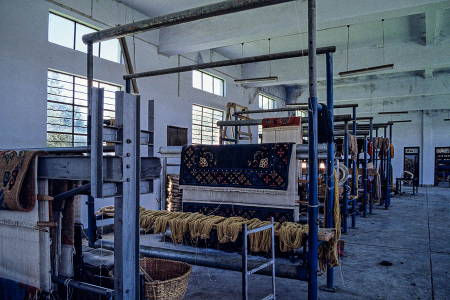 Shigatse : fabrique de tapis