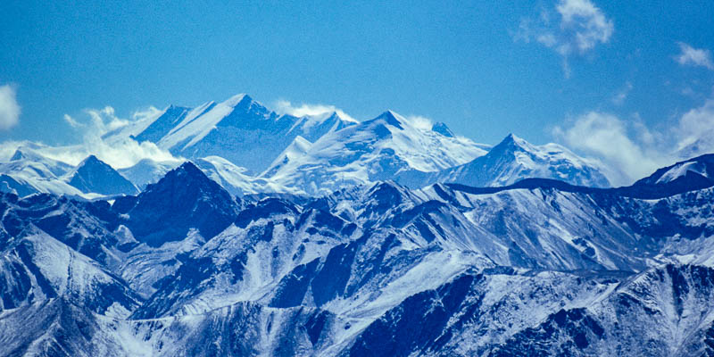 Les Annapurnas vus du Numa La