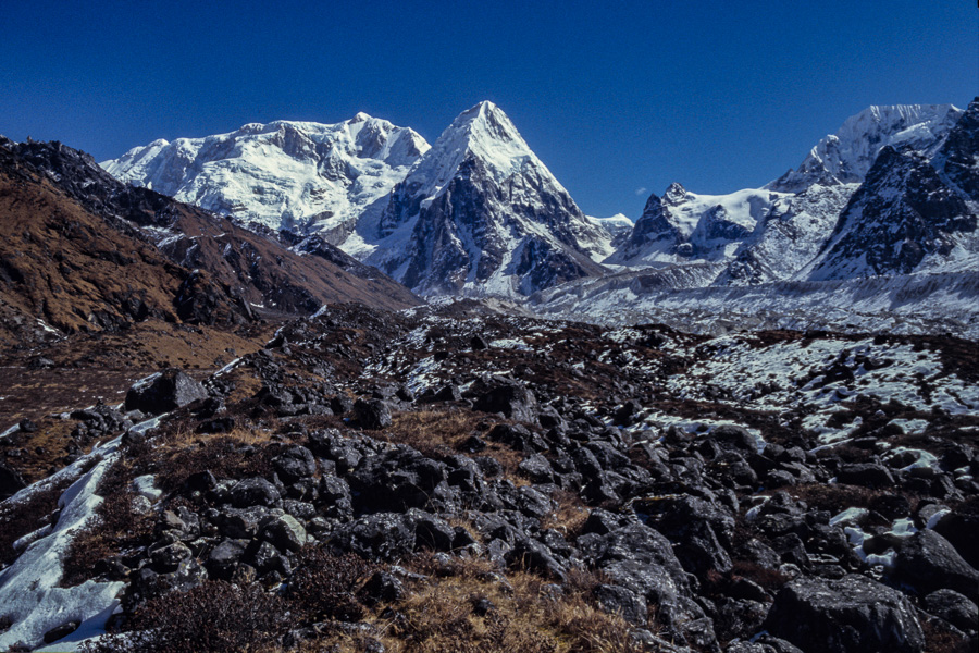 Kabru, Ratong et glacier de Yalung