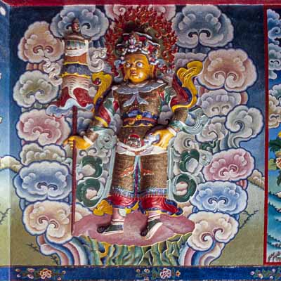 Bodhnath : entrée du temple