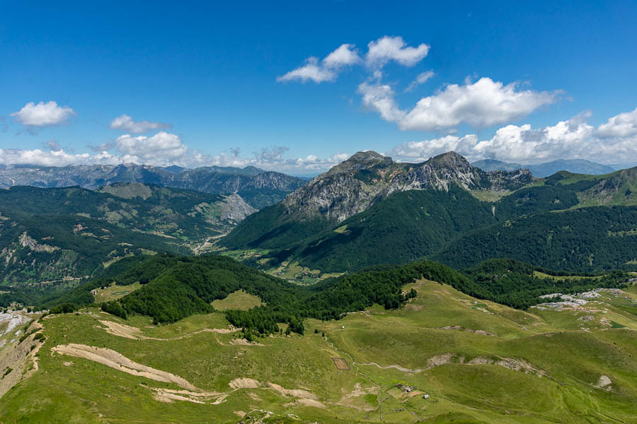 Crête de Berizhdol : vue nord