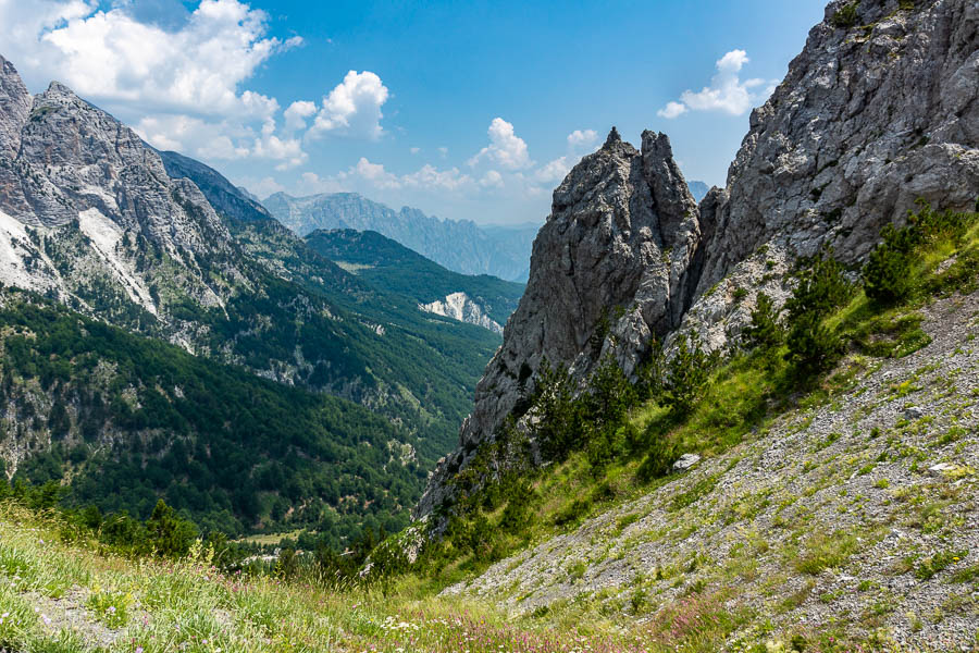 Col de Valbona, 1795 m : vue nord-est