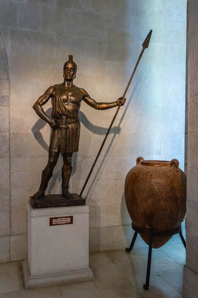 Musée Skanderberg : guerrier illyrien 