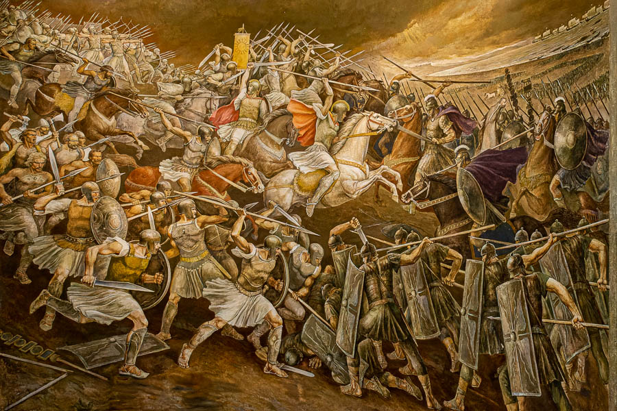 Musée Skanderberg : bataille illyro-romaine