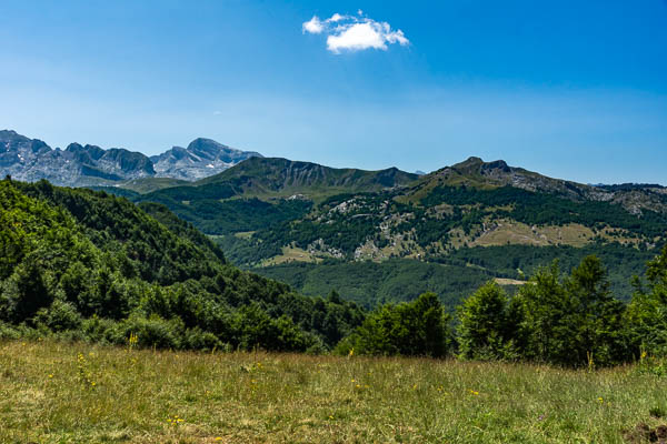 Vue vers la crête de Berizhdol