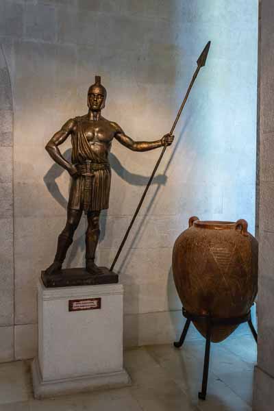 Musée Skanderberg : guerrier illyrien