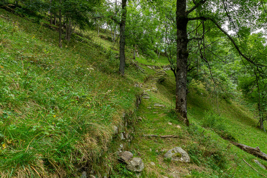 Sentier empierré