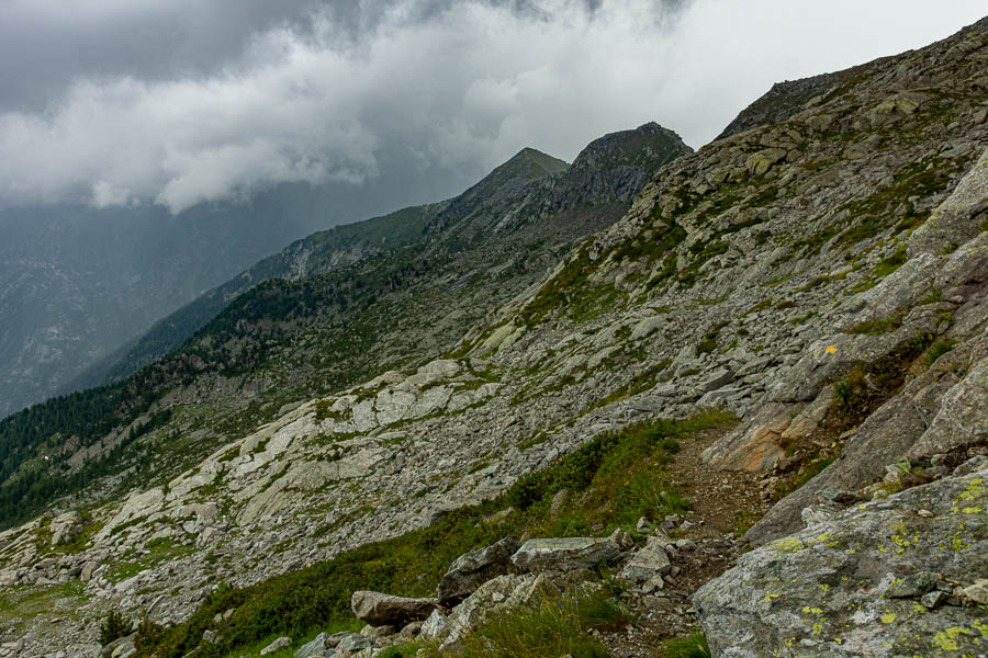 Vers le col de la Vecchia