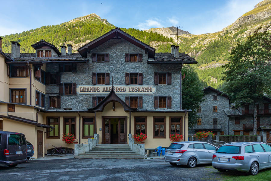 Gressoney-Saint-Jean : hôtel Lyskamm
