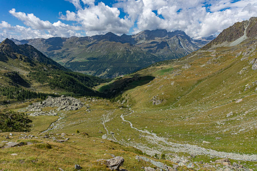 Descente vers Champoluc