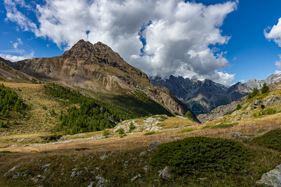 Descente vers Oyace