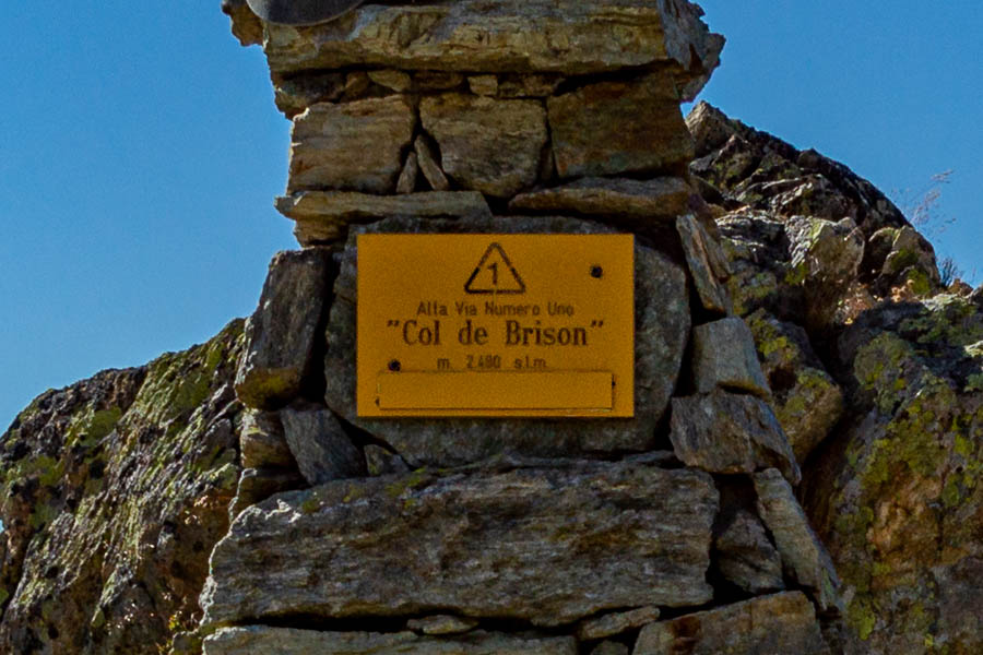 Col de Brison, 2480 m