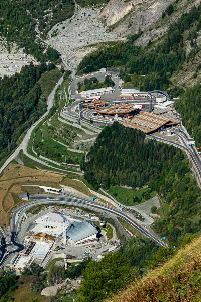 Mont Blanc, entrée du tunnel