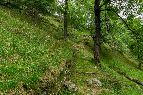 Sentier empierré