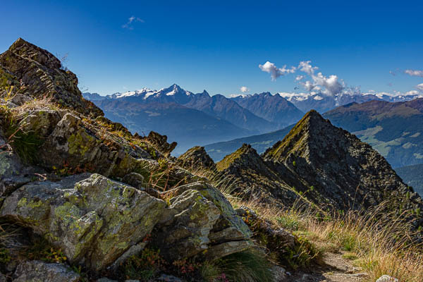 Col de Brison : vue sud, Grivola