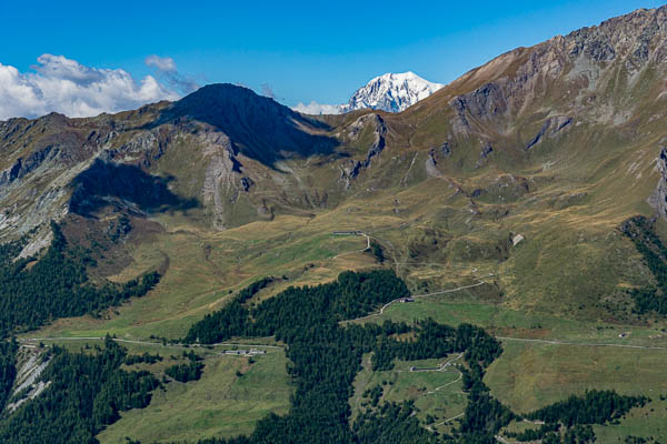 Mont Blanc derrière le col de Champillon