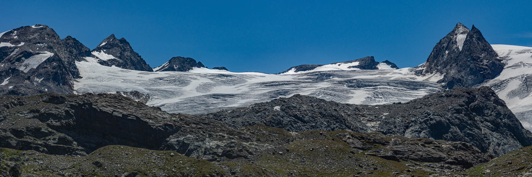 Glacier du Ruitor et Vedette, 3236 m et 3332 m