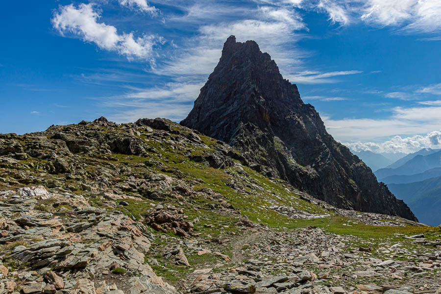 Col de la Crosatie, 2838 m, et tour de Tighet, 2976 m