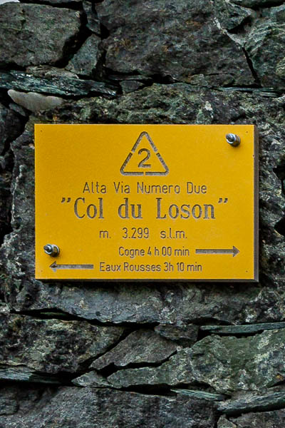 Col du Loson, 3299 m