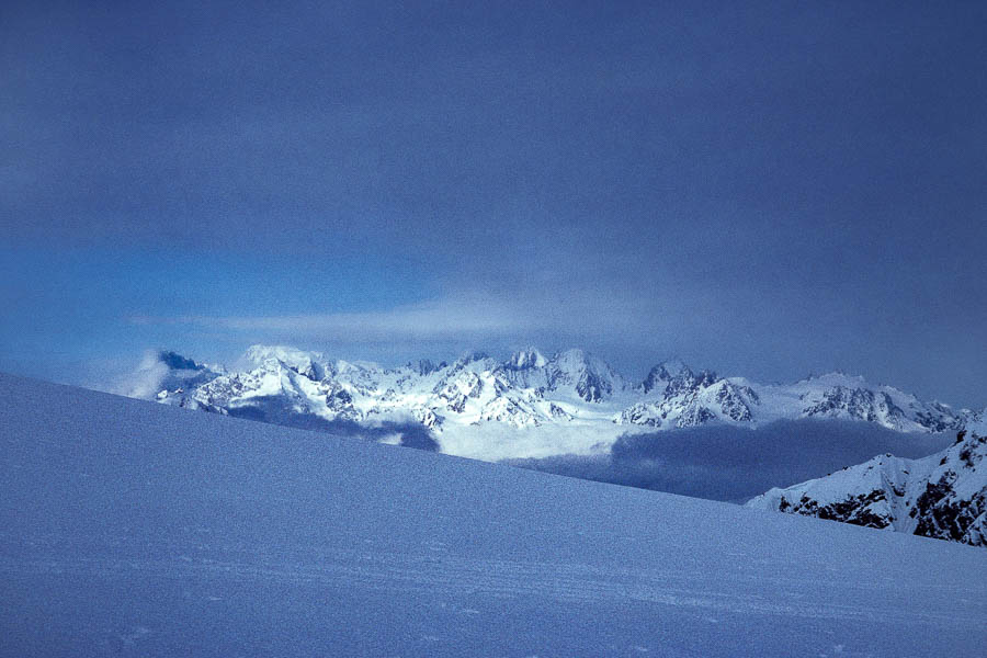 Plateau du Trient depuis la fenêtre de Saleina