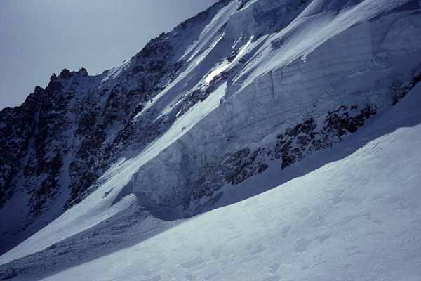 Sérac face nord de l'aiguille d'Argentière