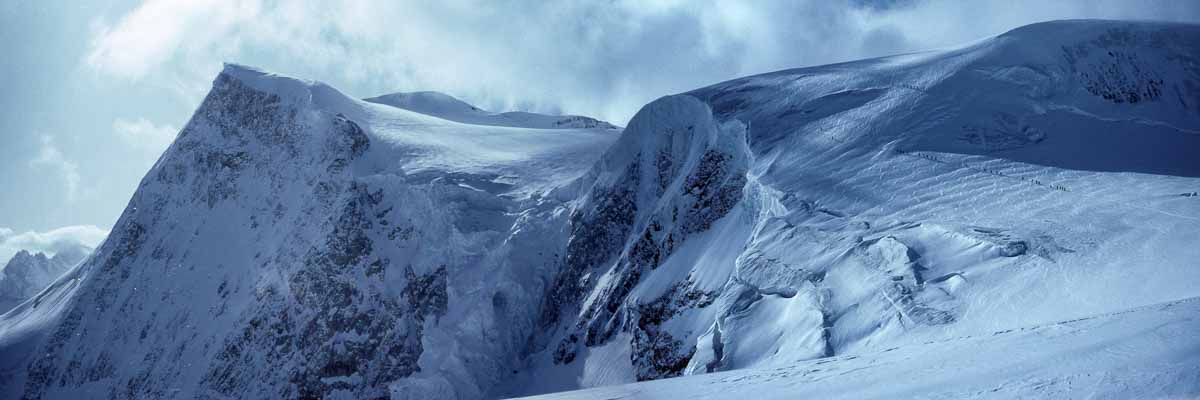 Pigne d'Arolla et col de la Serpentine